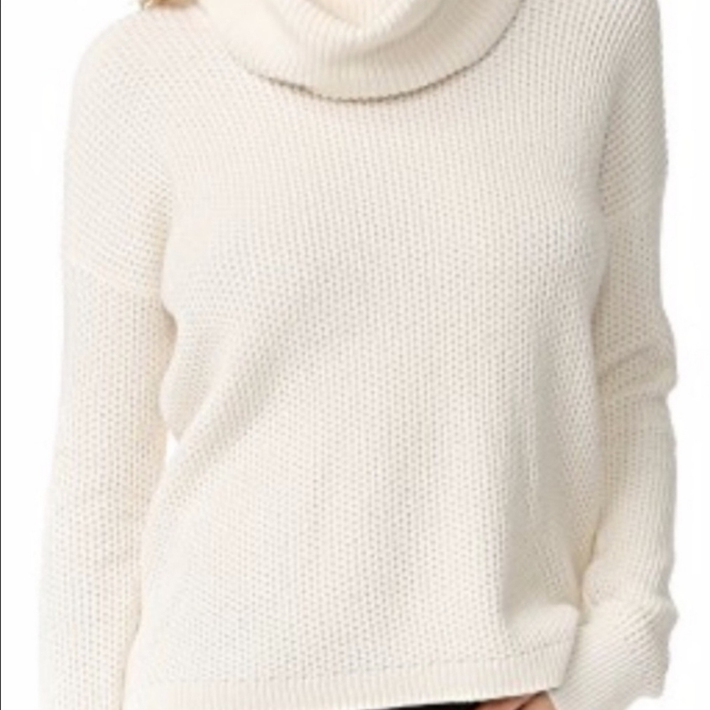 MADEWELL Women's Knit Ivory Turtleneck Size XS